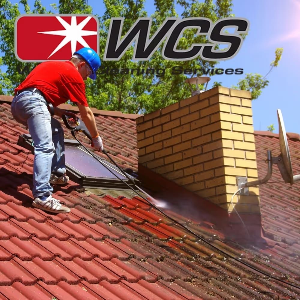 Winters Cleaning Services Man On Roof